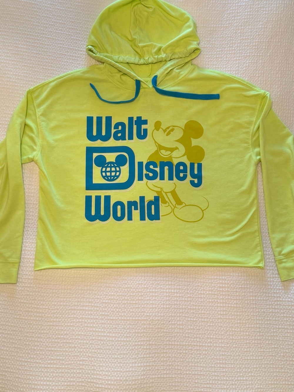 Disney | Disney World Neon Green Hoodie | Size = XL